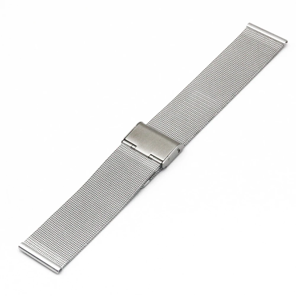 Milanese Stainless Steel Watch Band 20mm 22mm for IWC Hook Clasp Watchband Strap Wrist Loop Belt Bracelet Black Gold Silver