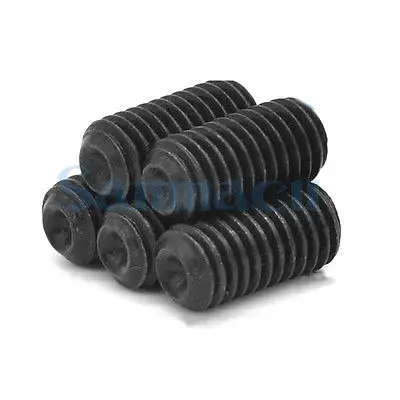 

20pcs M8 Hex Socket Head Cap Grub Screws Cup Point Black Alloy Steel
