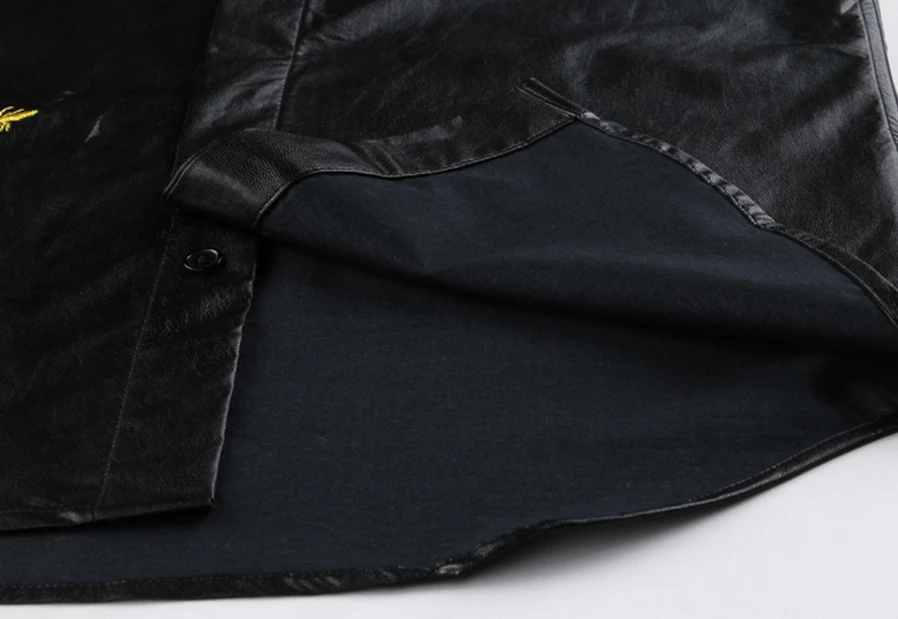 Мужские брендовые модные повседневные кожаные фонарики с вышивкой в виде пчелы