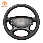 MEWANT черный чехол рулевого колеса автомобиля из натуральной кожи для Mercedes Benz E-Class W211 CLK-Class C209 A209 CLS-Class 2002-2012