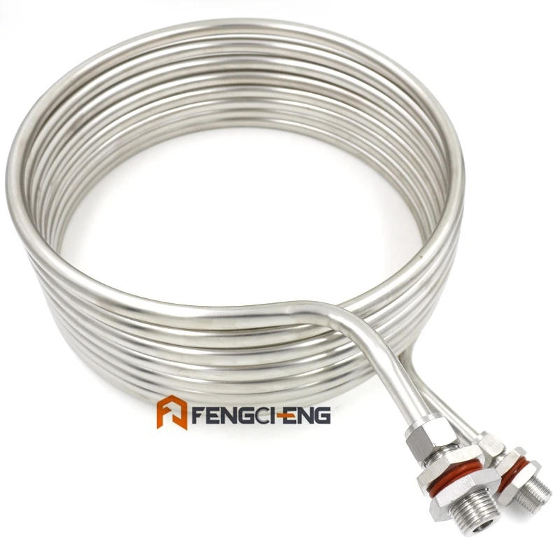 25 'x 1/2 &quotWeldlss HERMS Coil 304 труба из нержавеющей стали диаметр 12&quot|immersion wort chiller|wort