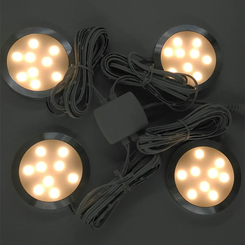 4 шт. светодиодные лампы для кухонного шкафа|cabinet light|under cabinet lightkitchen lights |