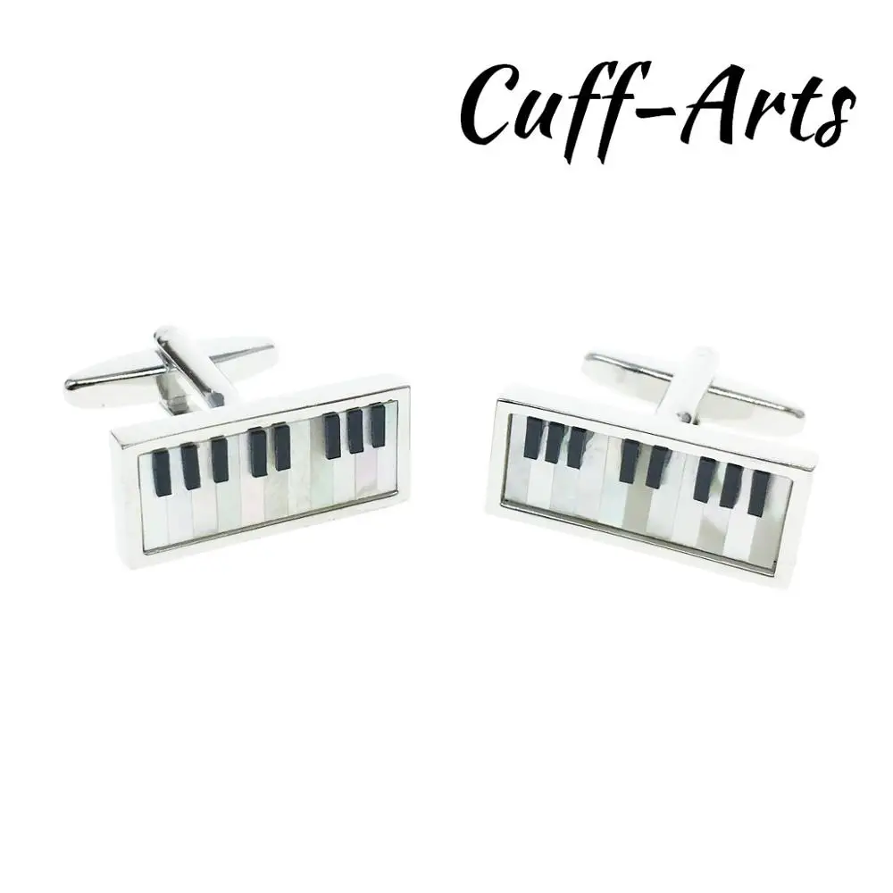 Запонки с перламутром для мужчин клавиатура пианино запонки подарки манжеты