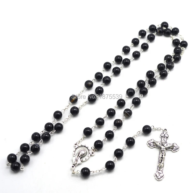 Бусины из натурального камня 8 мм черные круглые бусины ювелирные изделия