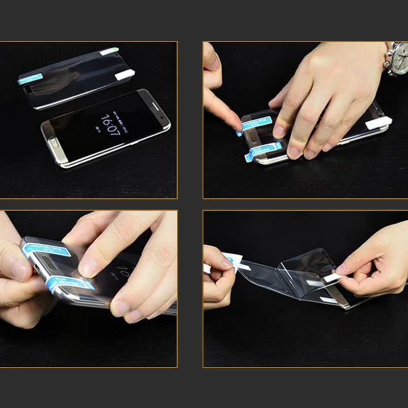 3D Full Coverage Screen Protector For Samsung Galaxy Note 9 S9 8 S8 plus S7 Edge S6 Soft PET Protection Film | Мобильные телефоны и