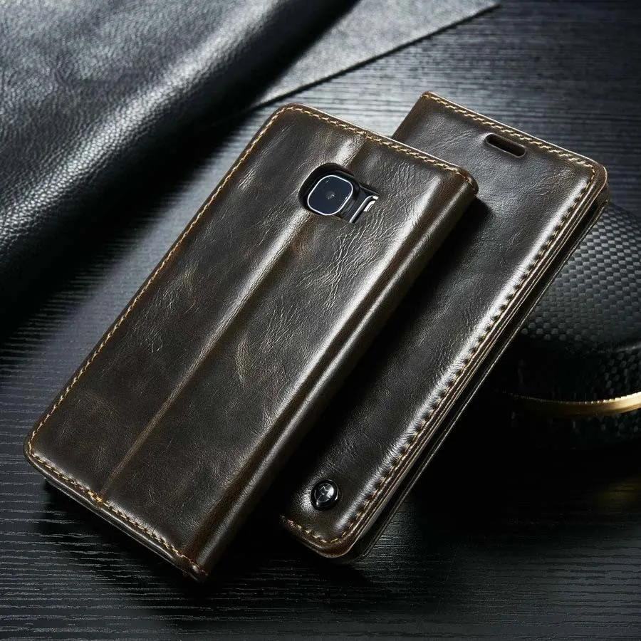 Чехол для телефона A3 (2015) A310 (2016) CaseMe роскошный кожаный чехол Samsung Магнитный флип с