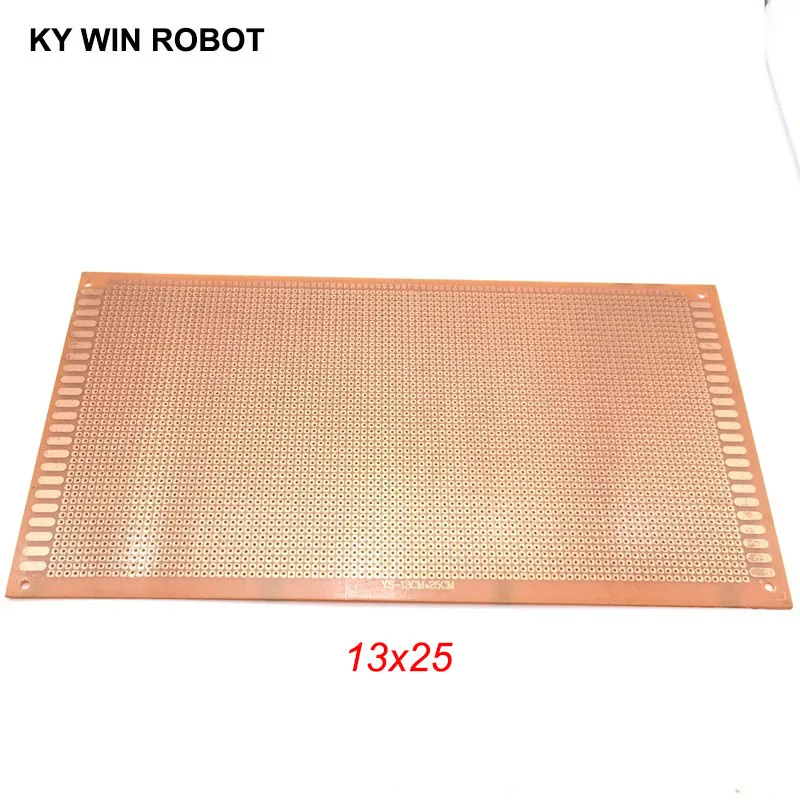 1 шт. DIY 13*25 см Прототип бумаги Медь PCB Универсальный Эксперимент Матрица монтажная плата 13x25 см