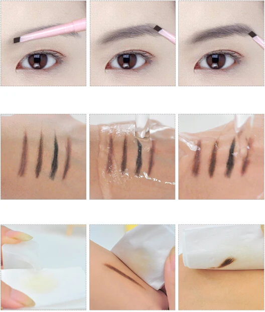 AddFavor Rotation Retractable Eyebrow Pen Refill Eye Brow Enhancer Liner Long Lasting Make Up Tool Pencil | Красота и здоровье
