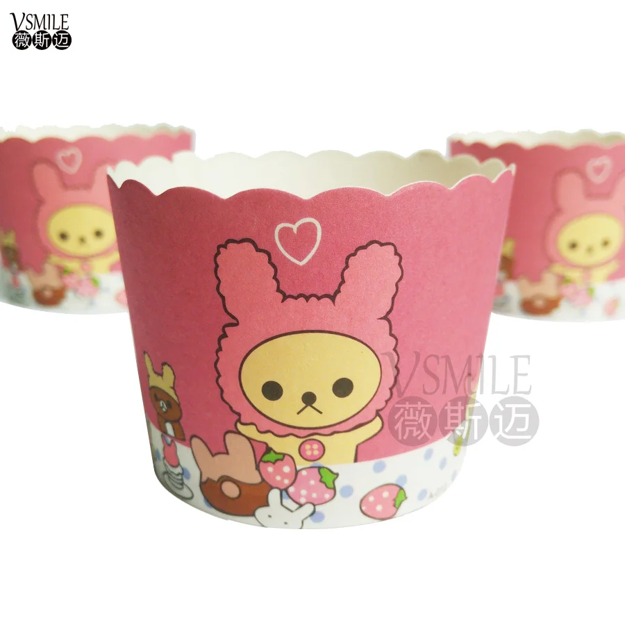 100 шт Микки Минни Маус воздушный шар хлебобулочные чашки для торта бумажные мини