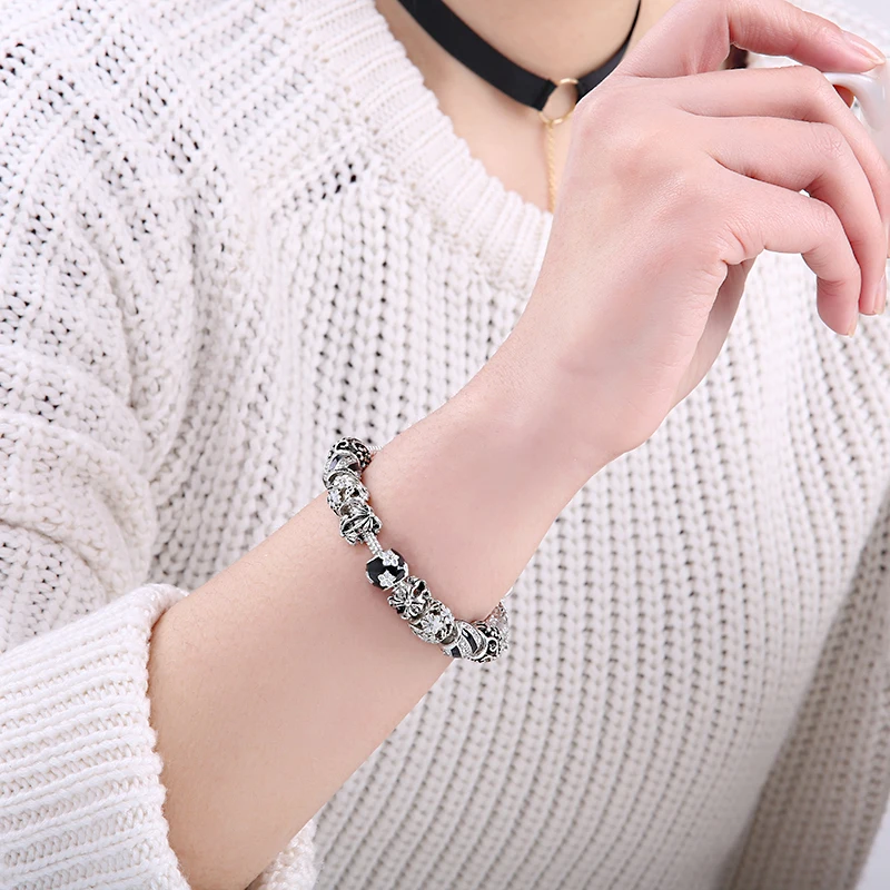 Женский винтажный браслет с бусинами из муранского стекла|bead craft|bead turquoisebeads australia