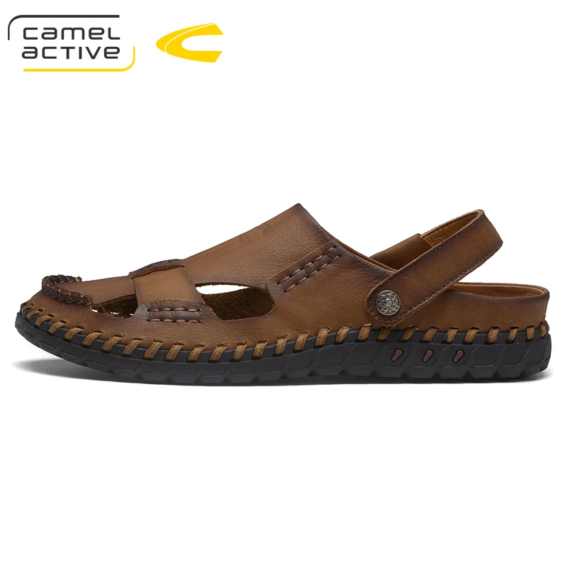 Мужские сандалии Camel Active из натуральной кожи пляжные брендовая мужская