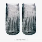 Женские носки с 3D-принтом, высококачественные женские носки до щиколотки с рисунком ног, женские носки-лодочки