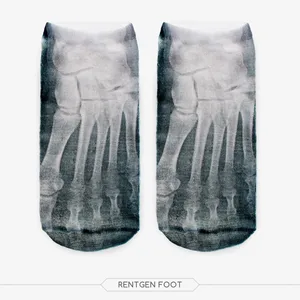 Женские носки с 3D-принтом, высококачественные женские носки до щиколотки с рисунком ног, женские носки-лодочки