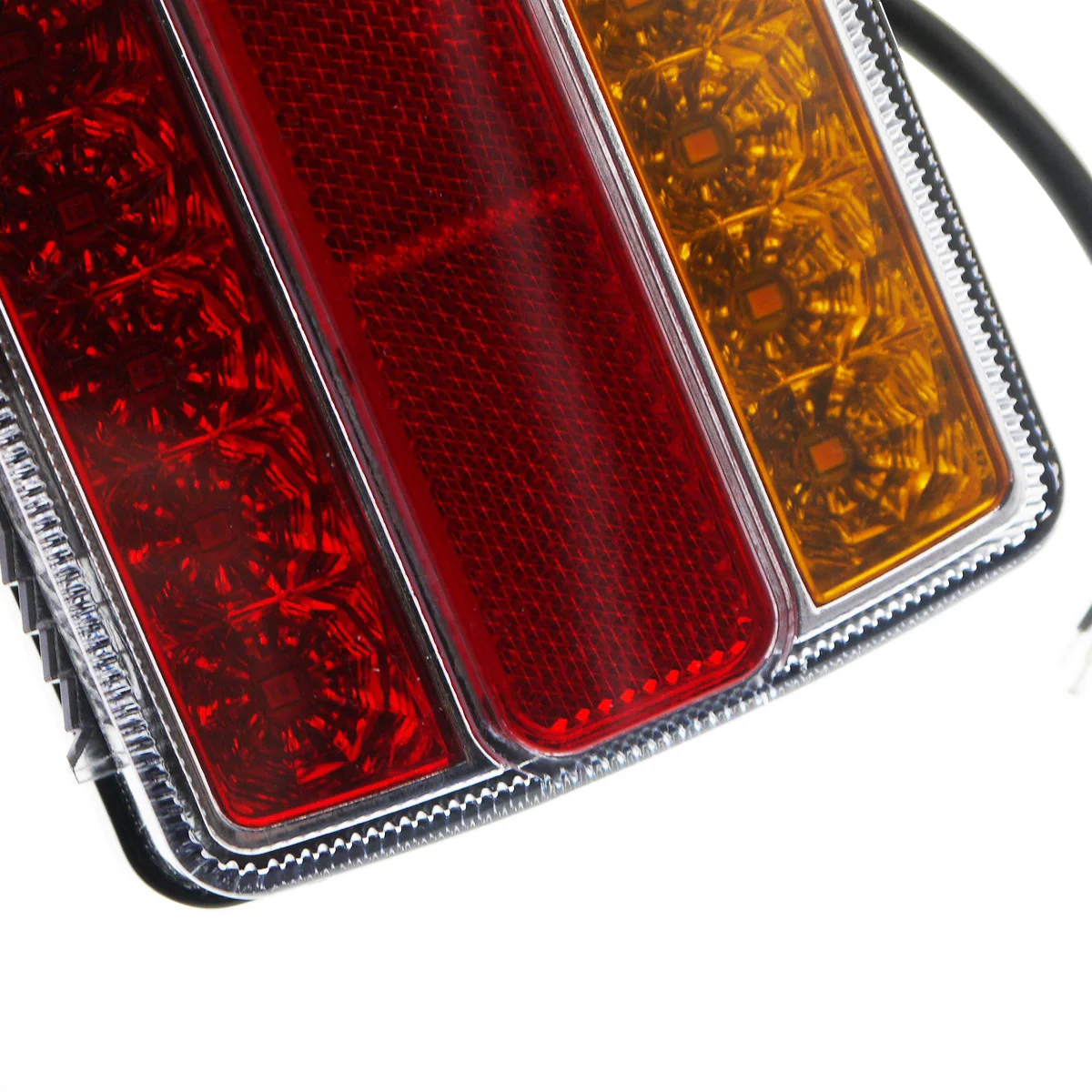 Eonstime 2 шт. AC/DC 12V 16LED грузовика прицеп для легковых автомобилей Лодка Караван задний светильник стоп-сигнала Хвост светильник Водонепроницаемый IP68