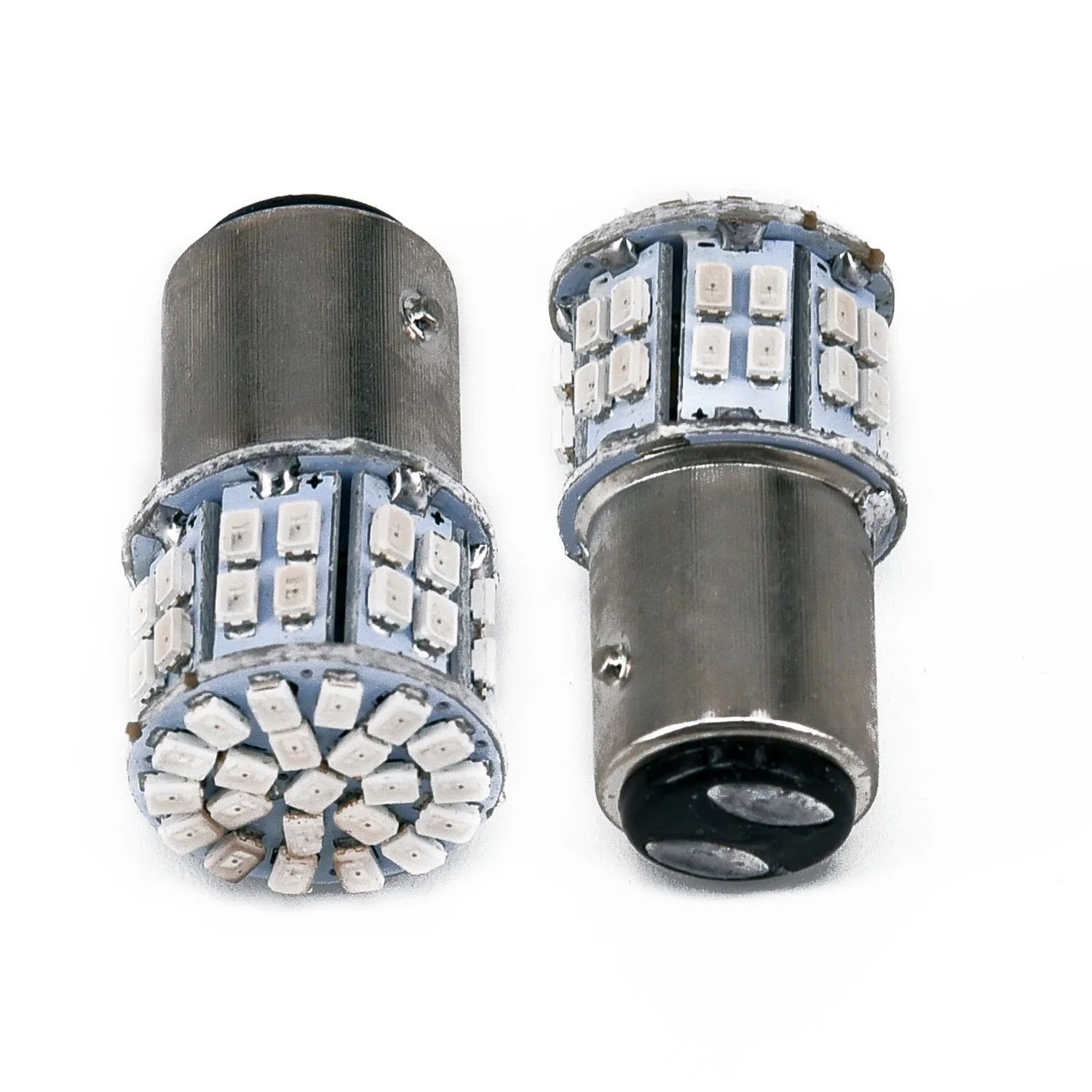 2 шт. 12 V 1157 BAY15D задний фонарь 50-SMD светодиодный красный Тормозная лампа автомобиля стоп-лампа Наборы(Размеры: 35*15 мм