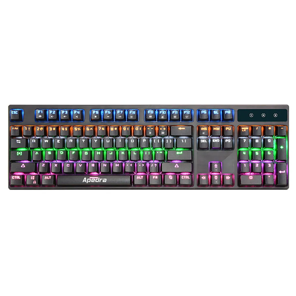 Игровая клавиатура с 104 клавишами IMICE игровая светодиодный подсветкой для