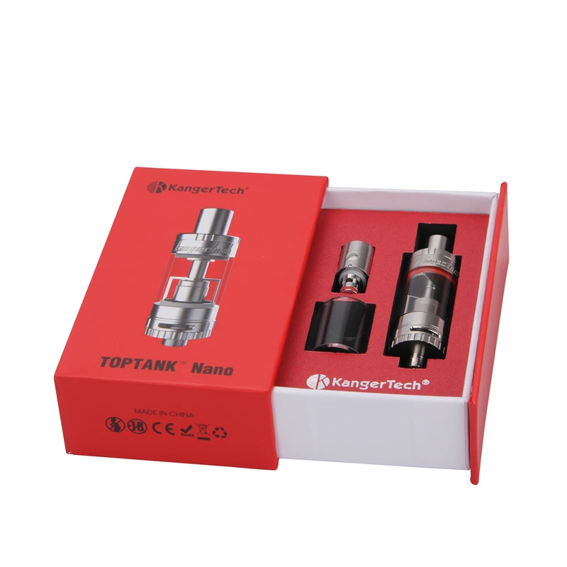 100% оригинальный Kanger Toptank Nano 3 2 мл Регулируемый воздушный поток сверху-заполнить