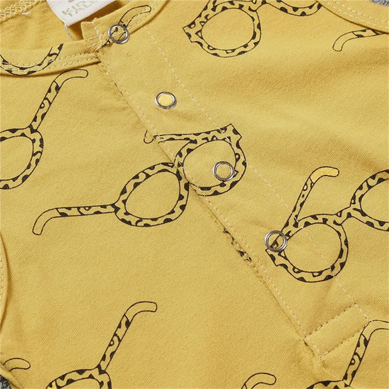 Летние Детские Комбинезоны Одежда для новорожденных мальчиков и девочек