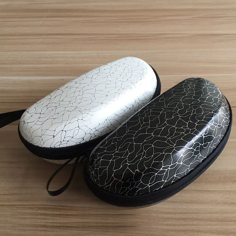 Portable Sunglasses Case for Women Glasses Box With Zipper Eyeglass Cases Sunglass Shell Protector Leather Spectacle Hard | Аксессуары