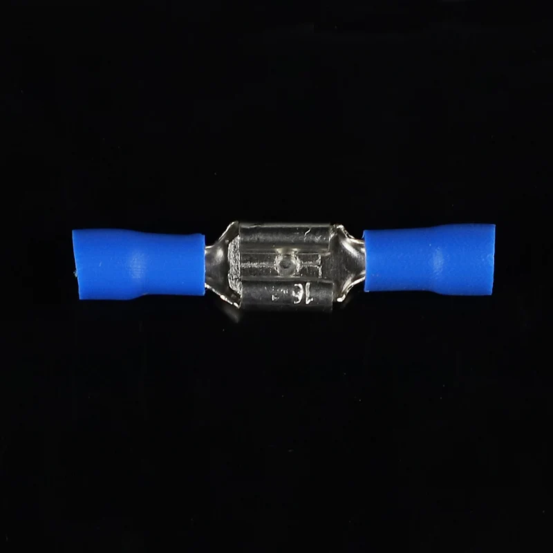 1000 шт. MDD2-110 синий AWG16-14 латунь изоляционный обжимные клеммы соединители на