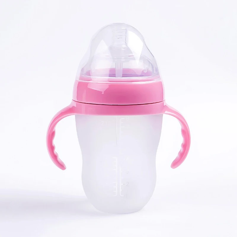 Бутылочка для новорожденных кормление 2 цвета широкий рот детские бутылки