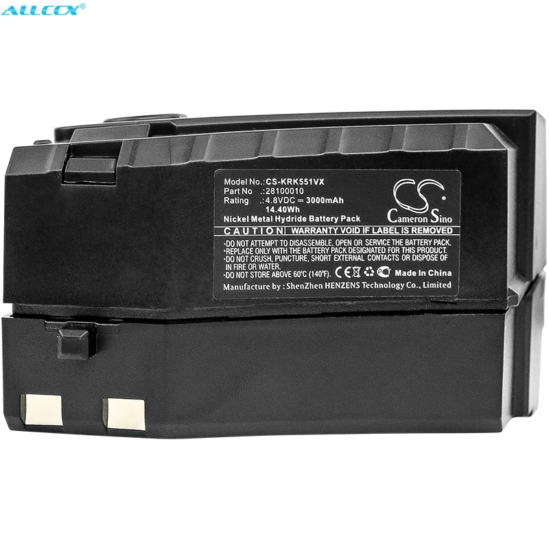 Аккумулятор Cameron Sino 3000 мАч 28100010 6.654 118 0 для Karcher 1 258 505 12585050 1258 5050 K55 беспроводной