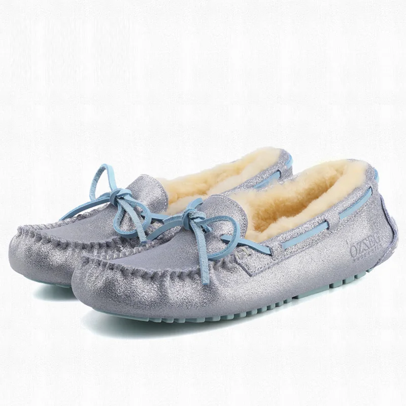 Лидер продаж новая Брендовая женская обувь Мягкая шерстяная меховая подкладка