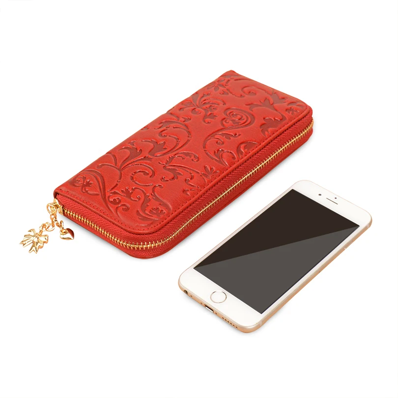 Кошелек COHEART Женский из натуральной кожи на молнии|purse zipper|wallet women pursepurse long |