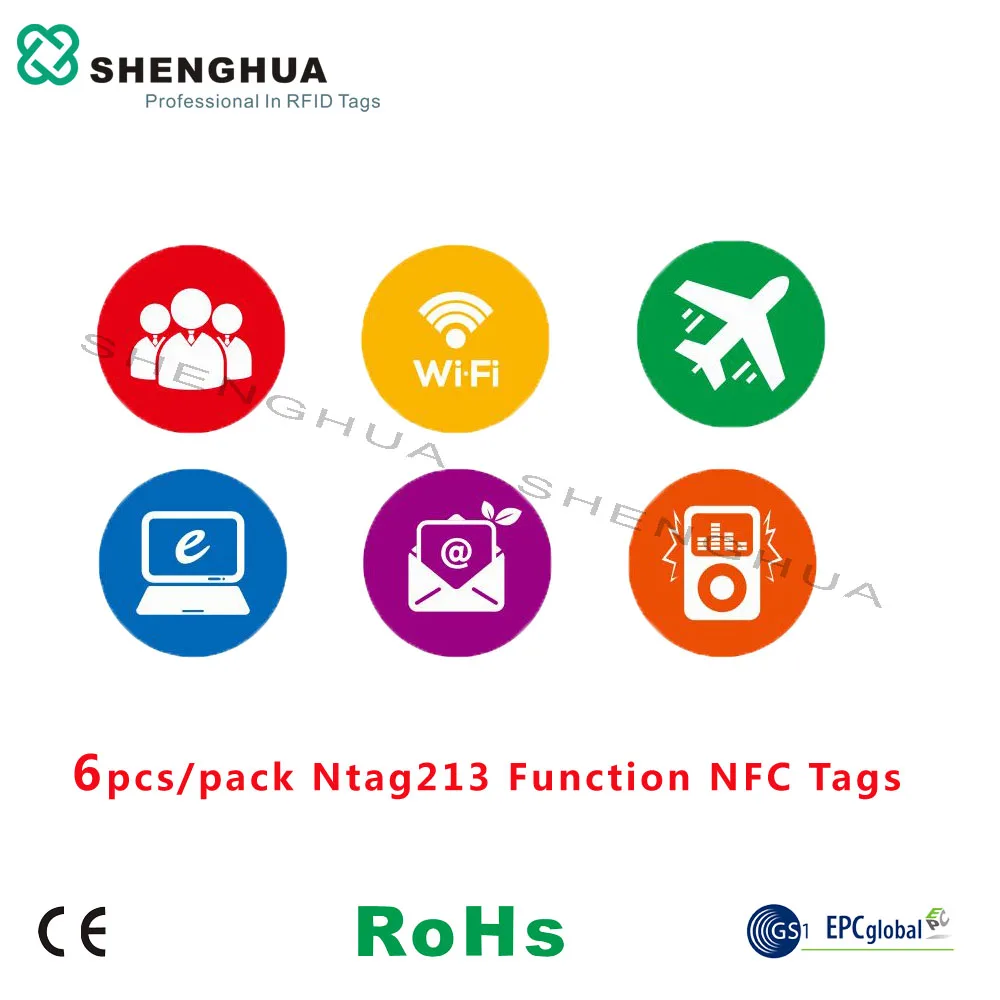 Заказная Водонепроницаемая наклейка rfid меток NFC для домашних животных этикетка HF