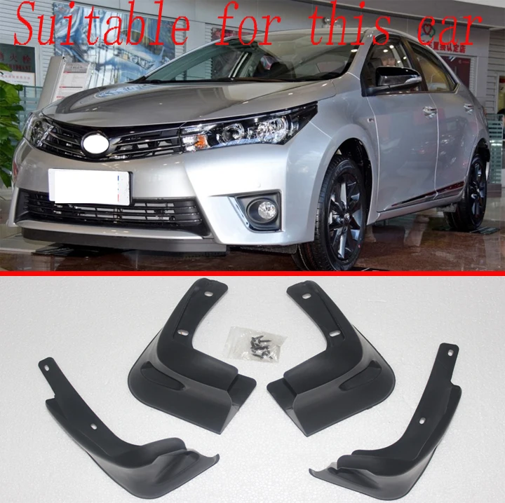 Брызговики для Toyota Corolla Altis 2014 2015 2016 2017 2018 2019|Грязезащита| |