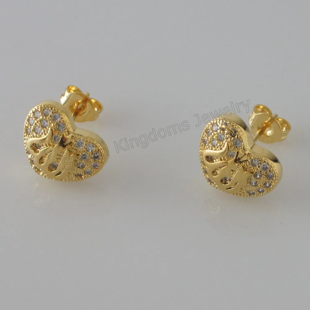 Минимальный заказ на 10 $ тонкий кулон в мусульманском стиле с желтым золотом GP 18