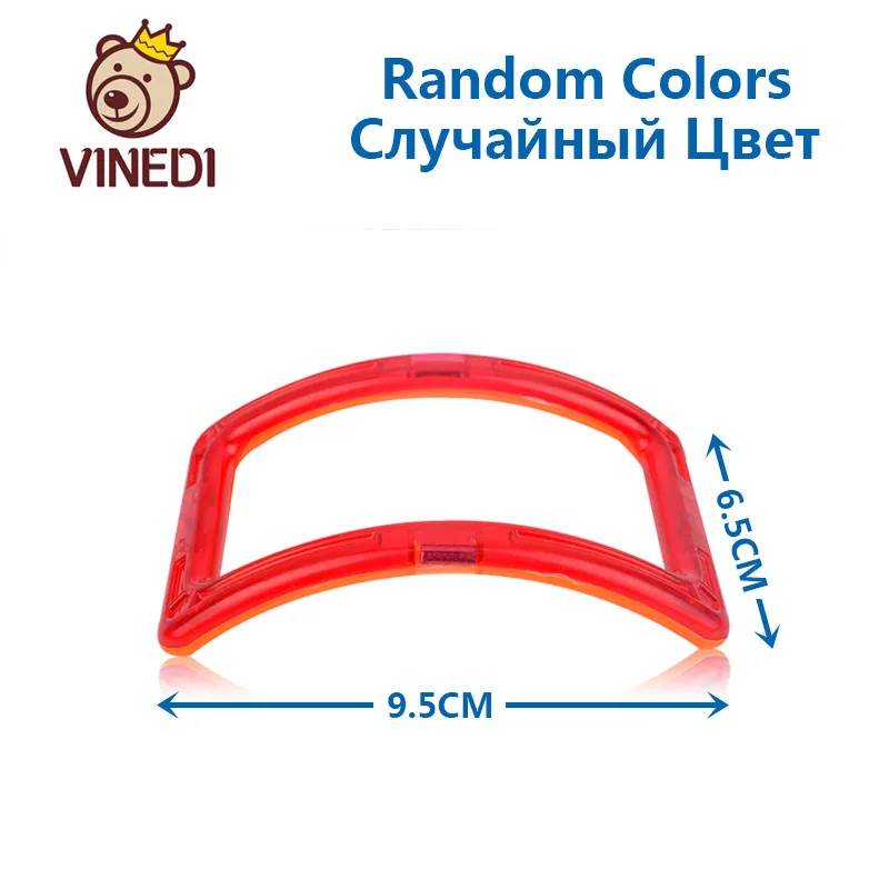 VINEDI большой размер магнитные блоки Магнитный конструктор Набор конструкторов модель и строительные игрушки магниты Развивающие игрушки для детей - Цвет: Зеленый