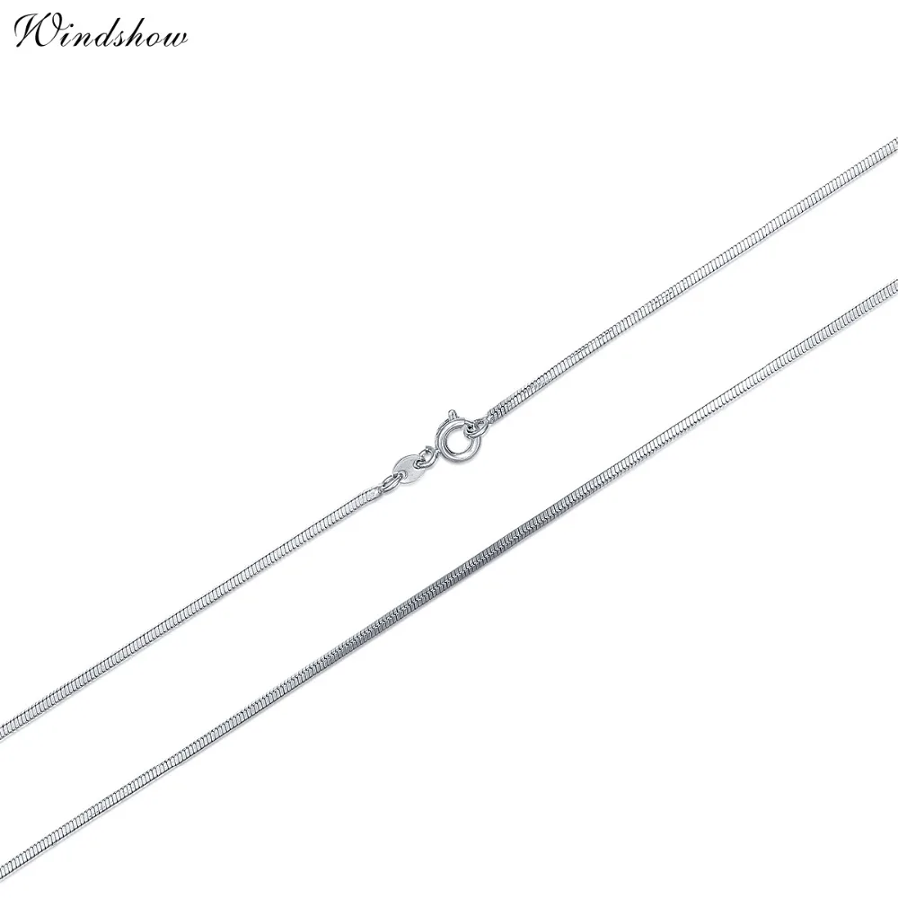 5 Длина белая змея золотистого цвета ожерелье с цепочкой для женщин детей