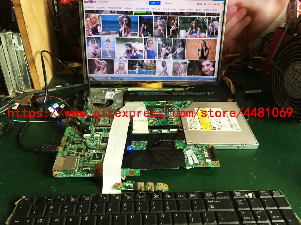 447982-001 аккумулятор большой емкости для hp Pavilion dv9000 DV9500 DV9600 Материнская плата ноутбука dv9850er 461068-001 аккумулятор большой емкости тестирование Хорошее