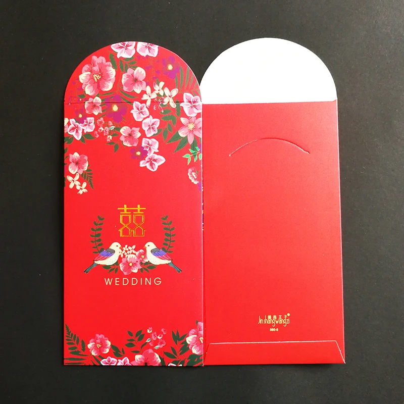 6 шт./компл. Свадебный фотоальбом китайский красный конверт (Hong Bao) Маленькая вещь