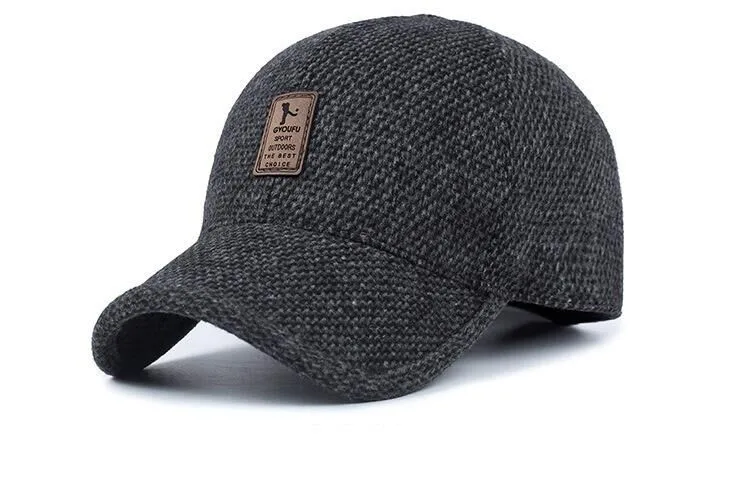 BING YUAN HAO XUAN,, зимняя бейсболка, Мужская бейсболка, шапка с наушниками, Casquette Homme, Кепка для водителя грузовика, мужские зимние шапки
