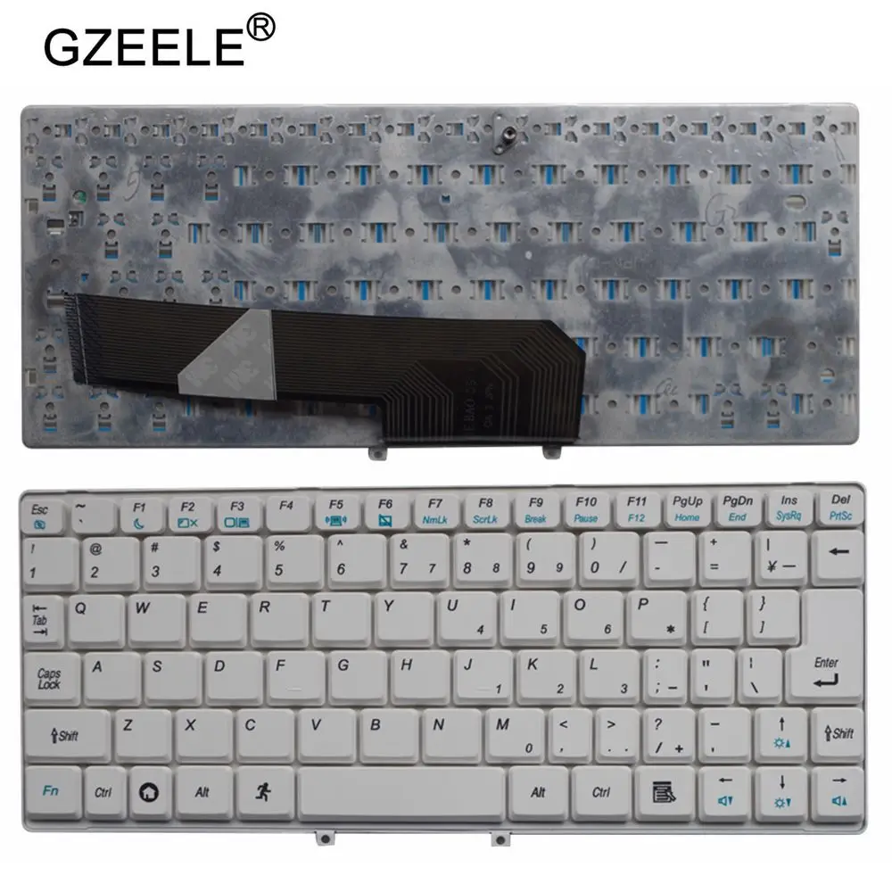 GZEELE новая английская клавиатура для lenovo IdeaPad S10 S10-1 S10E M10 3g m10w S9E S9 S20 QWERTY(стандарт) белый черный цвет