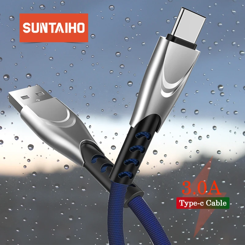 Suntaiho Тип usb C кабель для samsung S10 S9 Быстрая зарядка Телефона зарядный провод USB Xiaomi mi9
