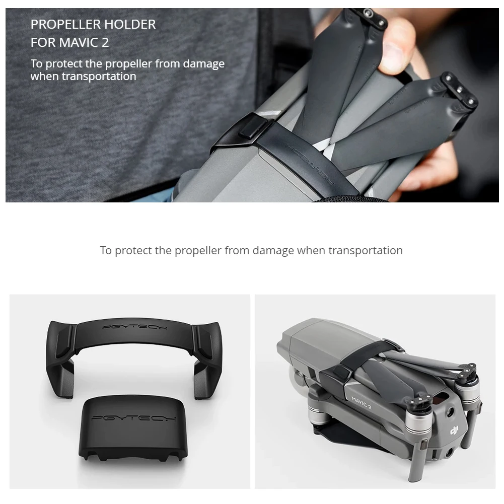 PGYTECH аксессуары комбо для MAVIC 2 Zoom чехол переноски пропеллера/контрольная палка
