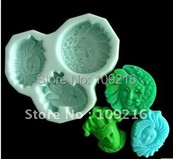 

wholesale!!!1pcs 3-Style Facebook (R0124) Silicone Handmade Soap Mold Crafts DIY Mold