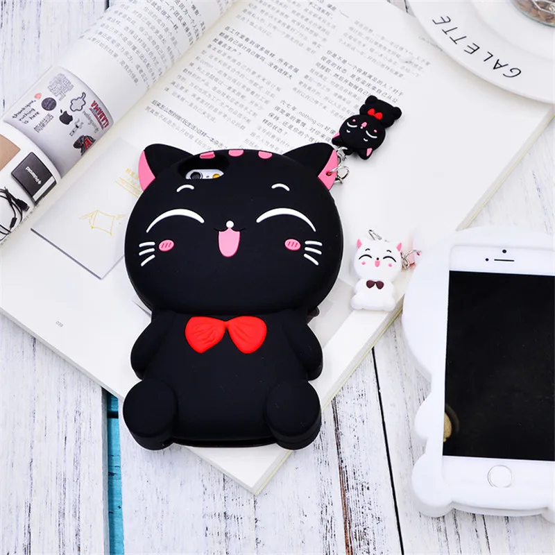 3D силиконовый чехол с котом мягкий телефонный для Coque Vivo Y51 Y53 Y55 Y66 Y67 Y73 Y79 Y85 V9 V3 Max