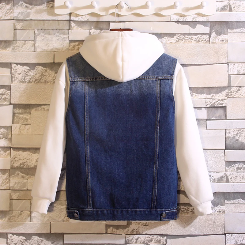 

2018 New Fashion Mens Denim Vest Male Thin jeans waistcoat Man Cowboy Hip Hop Sleeveless Jacket