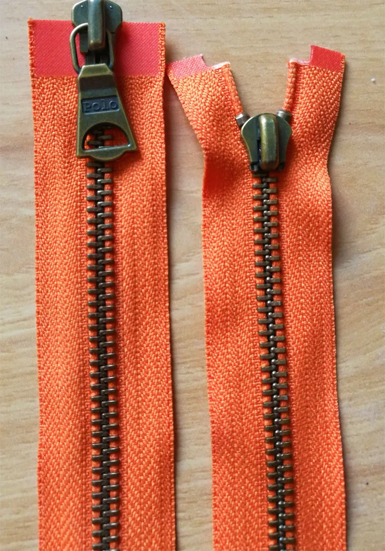 69 to 71cm 10 шт./партия Винтаж Ykk металлическая молния черный синий медь бронза двойной открытый слайдер для кожаной куртки пальто Швейные аксессуары - Цвет: 69 to 71cm