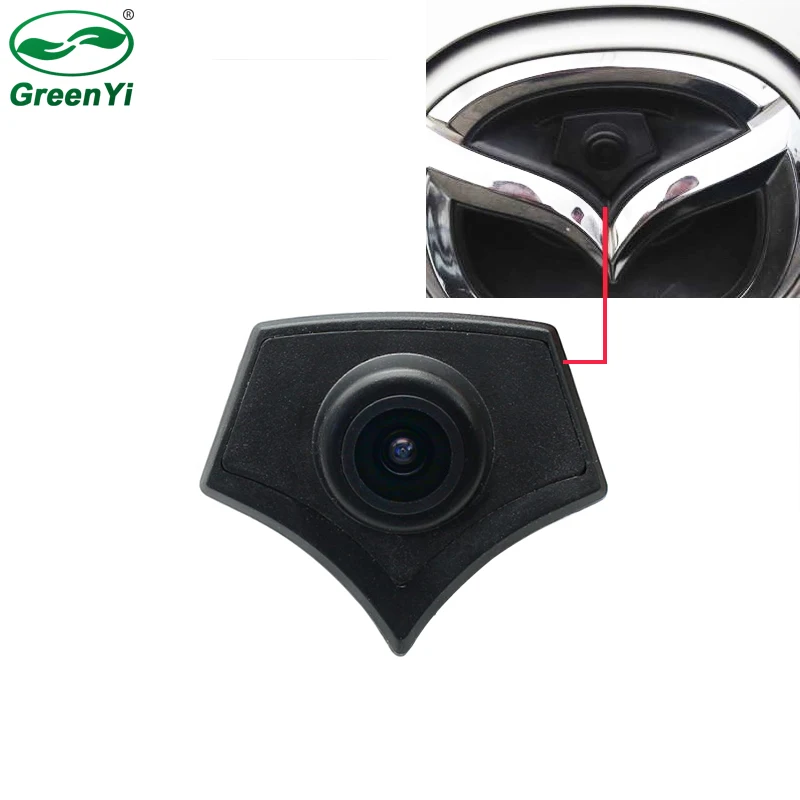 CCD автомобиль передний логотип Камера для Mazda 2 3 5 6 CX-7 CX-9 CX-5 Mazda Передняя камера заднего вида Парковочные системы