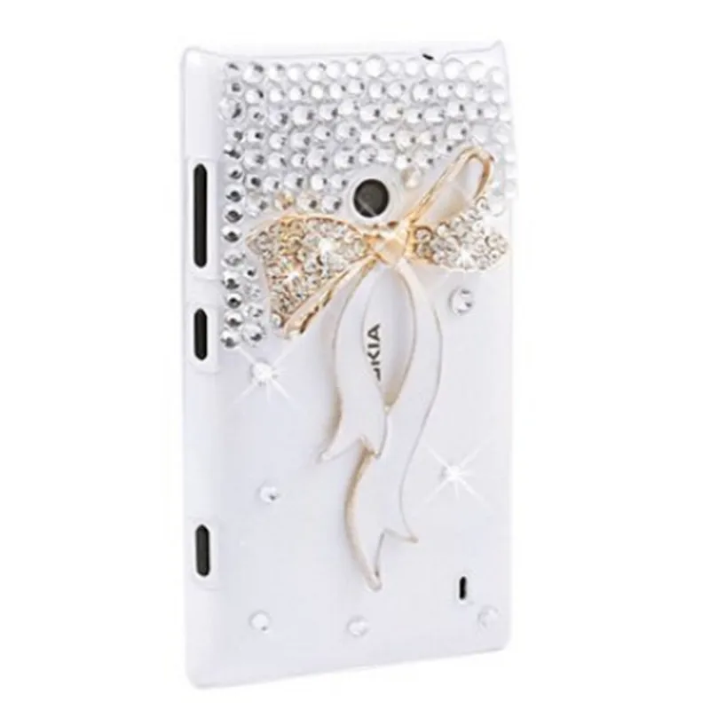 Роскошный чехол для телефона с 3D стразами и блестящими бриллиантами Nokia Microsoft Lumia