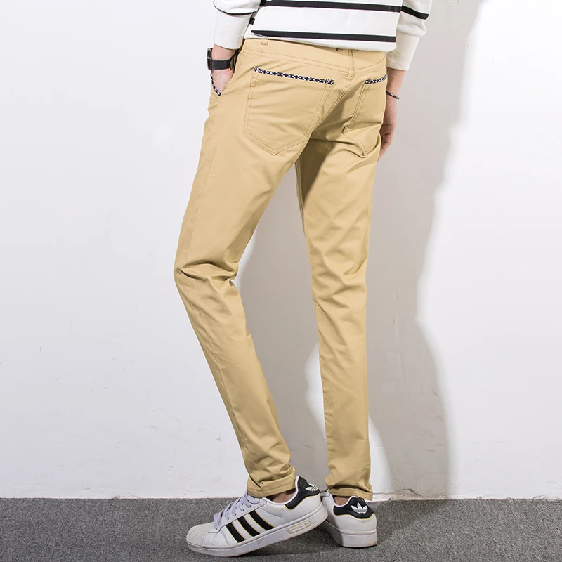 Классические весенне летние новые мужские 2017 тонкие прямые повседневные брюки