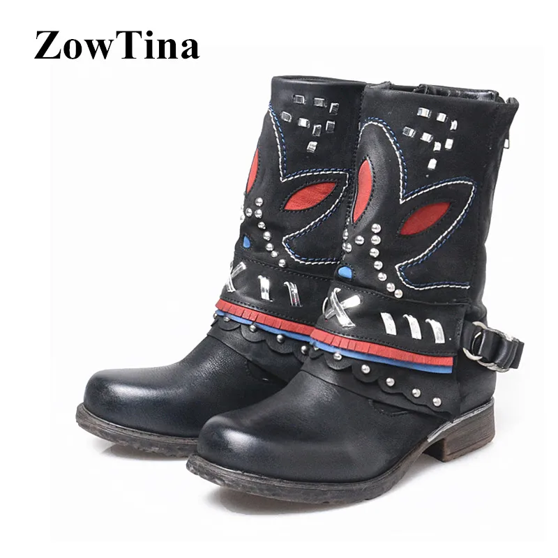 Новинка 2017 года женские зимние ботинки Цвет черный коричневый в военном стиле из