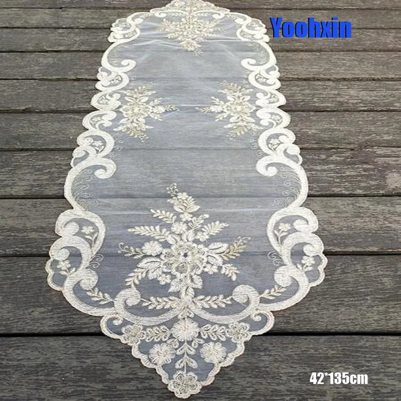 Европейская розовая кружевная скатерть для скатерти с вышивкой чайная столовая