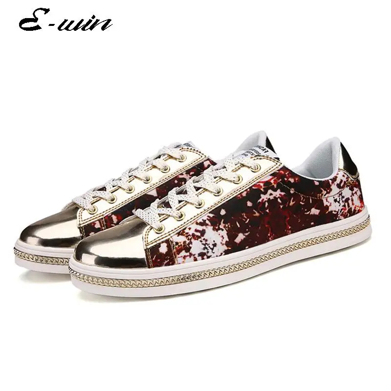 2016 Новые Мужские Классические Печати Холст Повседневная Узелок Обувь Дышащая