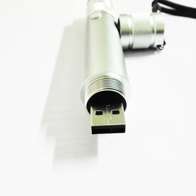 Зарядное устройство USB лазерная указка мощная 650нм яркая одноточечная
